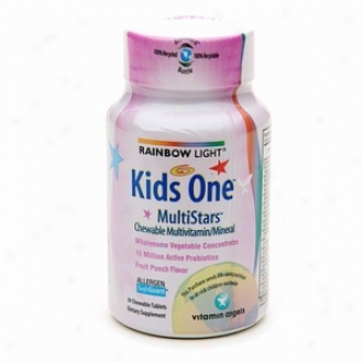 Rainbow Light Kids One Multistars Chewable Multivitamin/mineral