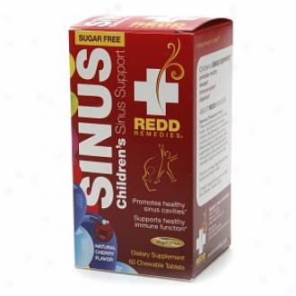 Redd Remedies Children's Sinus Support, Chewable Tablets, Cherry