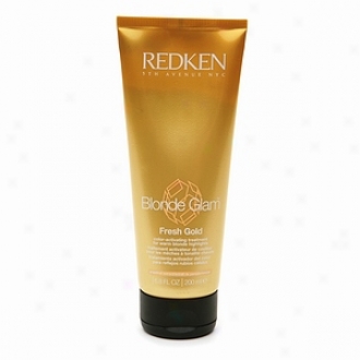 Redken Blonde Glam Fresh Gold Cllor-activating Treatment For Warm Blonde Highlights