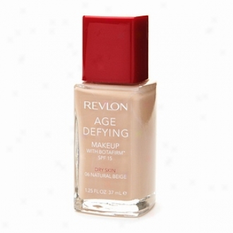 Revlon Age Defying Makeup Spf 15 Foundation With Botafirm For Dry Skin, Natural Beige 06