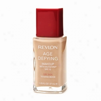 Revlon Age Defying Makeup Spf 15 Foundation With Botafirm For Dry Skin, Sand Beige 10
