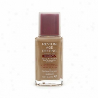 Revlon Age Defying Makeup Spf 20 Foundation With Botafirm For Normal Or Combination Peel, Sand Beige 10