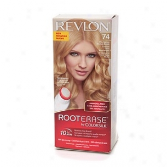 Revlon Root EraseB y Colorsilk Ammonia-free Permanent Color, Medium Blonde 74
