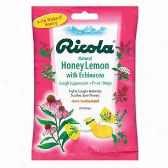 Ricola Natural Herb Throat Drops, Honey Lemon With Echinacea