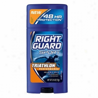 Right Guard Sport Triathlon Performance, Antiperspirant & Deodorant Invsoible Solid
