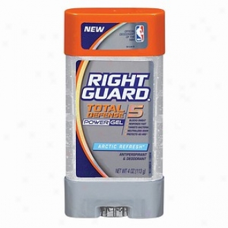 Right Guard Total Defense 5 Power Gel, Antiperspirant & Deodorant, Artic Refresh