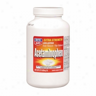 Rite Aid Extra Strength Acetaminophen, 500 Mg, Caplets