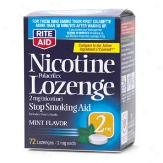 Rite Aid Stop Smoking Aid, Nicotine Lozenges, 2 Mg, Coin Flavor