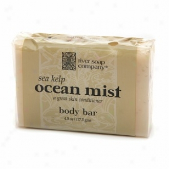 River Soap Company All Vrgetable Body Bar Soaap, Sea Kelp Ocean Mist