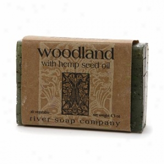 River Soap Company All Vegetable Body Bar Soap, Woodland