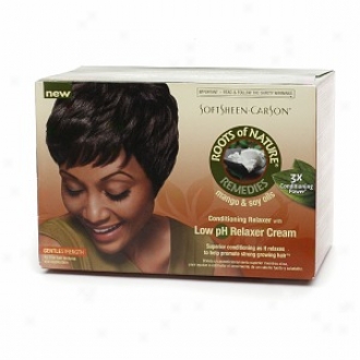 Roots Of Nature Remedies Conditioning Relaxer With Low Ph Relax3r Cream, Gentle Strength