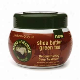 Roots Of Nature Remedies Shea Butter Green Tea Reconstructong Deep Treatment