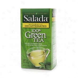 Salada Naturally Decaffeinated Gree nTea, 100% Green Tea