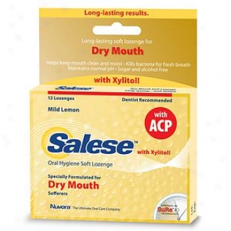 Salese Sensitive, Hours Of Dry Mouth Relief, Moisturizing Lozenge
