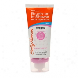 Sally Hansen Brush-on In-zhower Creme Hair Remover - Normal To Sensitive Flay