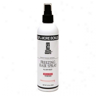 Salon Grafix Noon-aerosol Freezing Hair Spray Styling Misst, Mega Hold