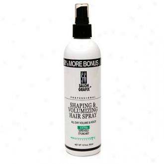 Salon Grafix Non-aerosol Shaping & Volumizing Hair Spray, Additional