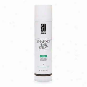 Salon Grafix Professional Shaping Hair Spray Styling Mist, Extra Super Hold