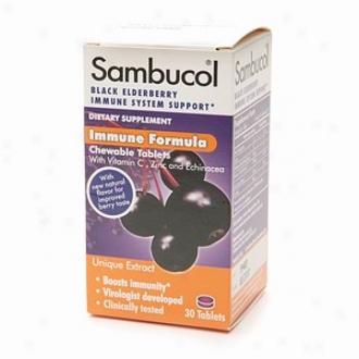 Sambucol Black Elderberry Immune System Support, Immune Formula, Tablets