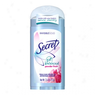 Secret Antiperspirant & Deodorant Invisible Solid, Powdee Fresh