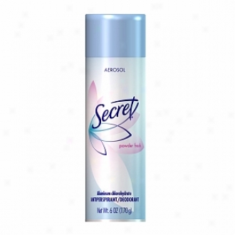 Secret Antiperspirant & Deodofant Dense Aerosol, Powder Fresh