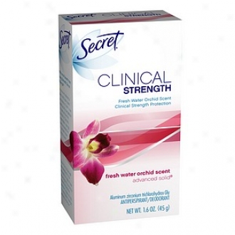 Secret Clinical Strength Antiperspirant & Deodorant Advanced Solid, Fresh Supply with ~  Orchid