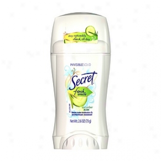 Secret Fresh Effects Antiperspirant & Deodorant Invisible Solid, Cucumber Aloe