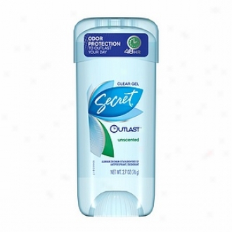 Secret Outlast Antiperspirant & Deodorant Clear Gel, Unscented