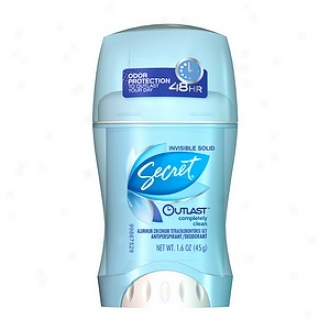 Secret Outlast Antiperspirant & Deodorabt Invisible Solid, Completely Clean