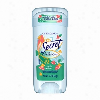 Secret Scemt Expressions Antiperspirant & Deodorant Clear Gel, Mystic Melon