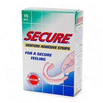 Secure Denture Adhesivs Strips