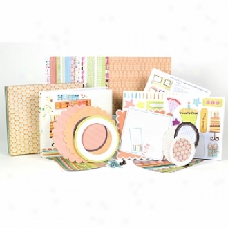 Sei Happy Birthday 8  X 8  1 Hour Scrapbook Album Kit Ages 10+