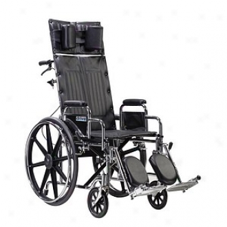 Sentra Reclining Wheelchair With Elevating Legrest 14