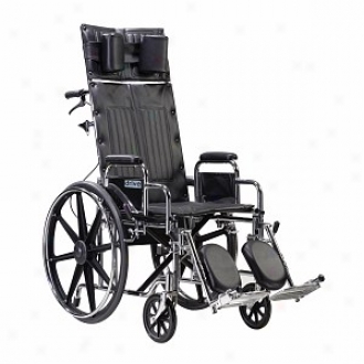 Sentra Reclining Wheelchair With Elevating Legrest 18