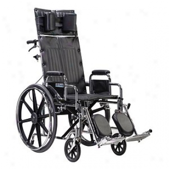 Sentra Reclining Wheelchair With Elevating Legrest 22
