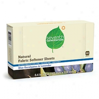 Seventh Generation Natural Fabric Softener Sheets, Blue Eucalyptus & Lavender