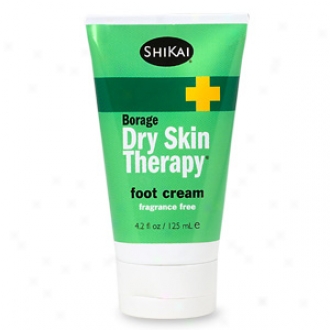 Shikai Borage Dry Skin Therapy Foot Cream, Fragrance Free