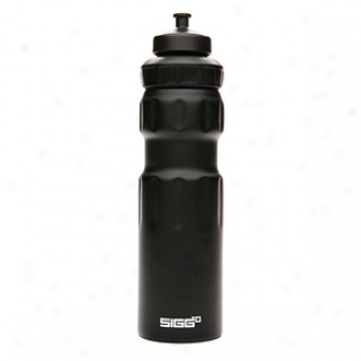 Sigg Aluminum Wide Grimace Take in ~ Bottle, 0.75 Litre, Mockery Black