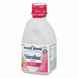 Similac Isomml Soy For Fussiness & Gas, Ready To Feed Infant Formula