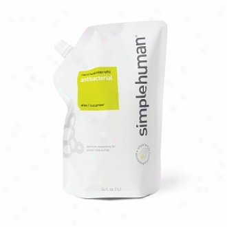 Simplehuman Liquid Hand Soap Refill Pouch, Antibacterial (aloe & Cucumber)