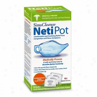 Sinucleanse Neti Pot All Natural Nasal Wash System