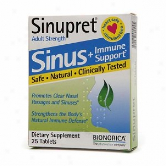 Sinupreg Sinus Plus Immune Support Adulg Strength Tablets