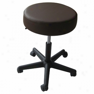 Sivan Health And Fitness Rolling Adjustable Stool For Massage Tables Medical Office And Home Use, Chocolate