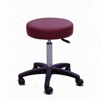 Sivan Health And Fitneqs Rolling Adjustable Stool For Massage Tables Medical Office And Home Use, Burgundy