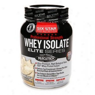 Six Star Professional Strength Whey Isolate Elite Series, French Vanilla Cream