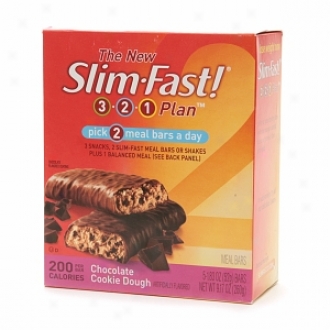 Slim-fast 3-2-1 Plan 200 Calorie Meal Bars, Cookie Dough