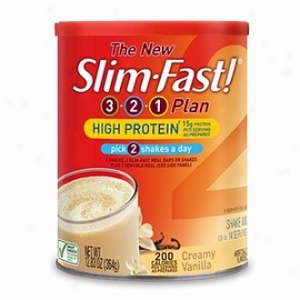 Slim-fast 3-2 -1 Plan High Protein Shake Mix, Creamy Vanilla
