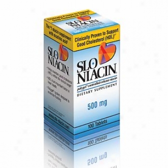 Slo-niacin Polygel Controllrd-r3lease Niacin, 500mg, Tablets