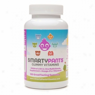 Smartypants All-in-one Gummy Multi-vitamins Plus Omega-3 And Vitamin D For Kids