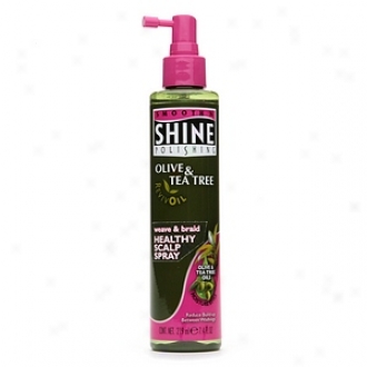 Smooth 'n Shine Therapy Olive & Tree Revivoil Weav & Braid Healthy Scalp Spray